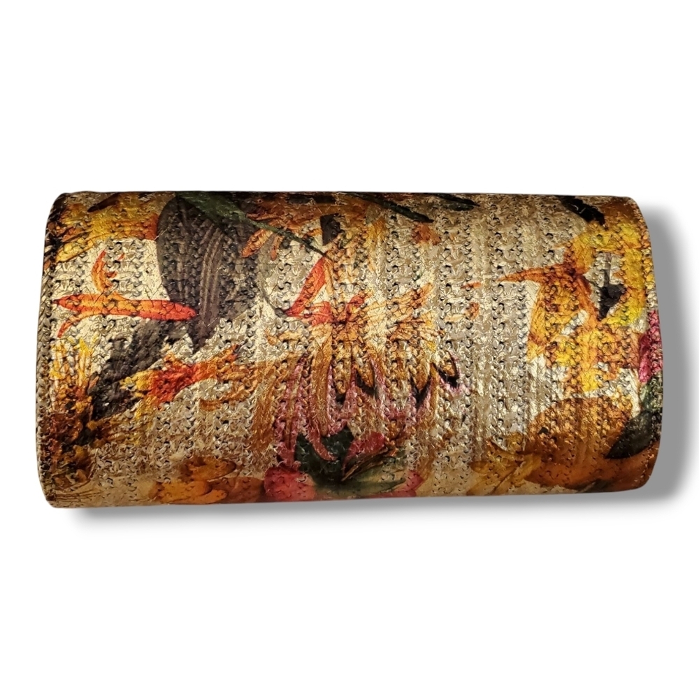 Sondra Roberts Tropical Bamboo Jungle Artistic Clutch with Magnetic Closure - Picture 2 of 13